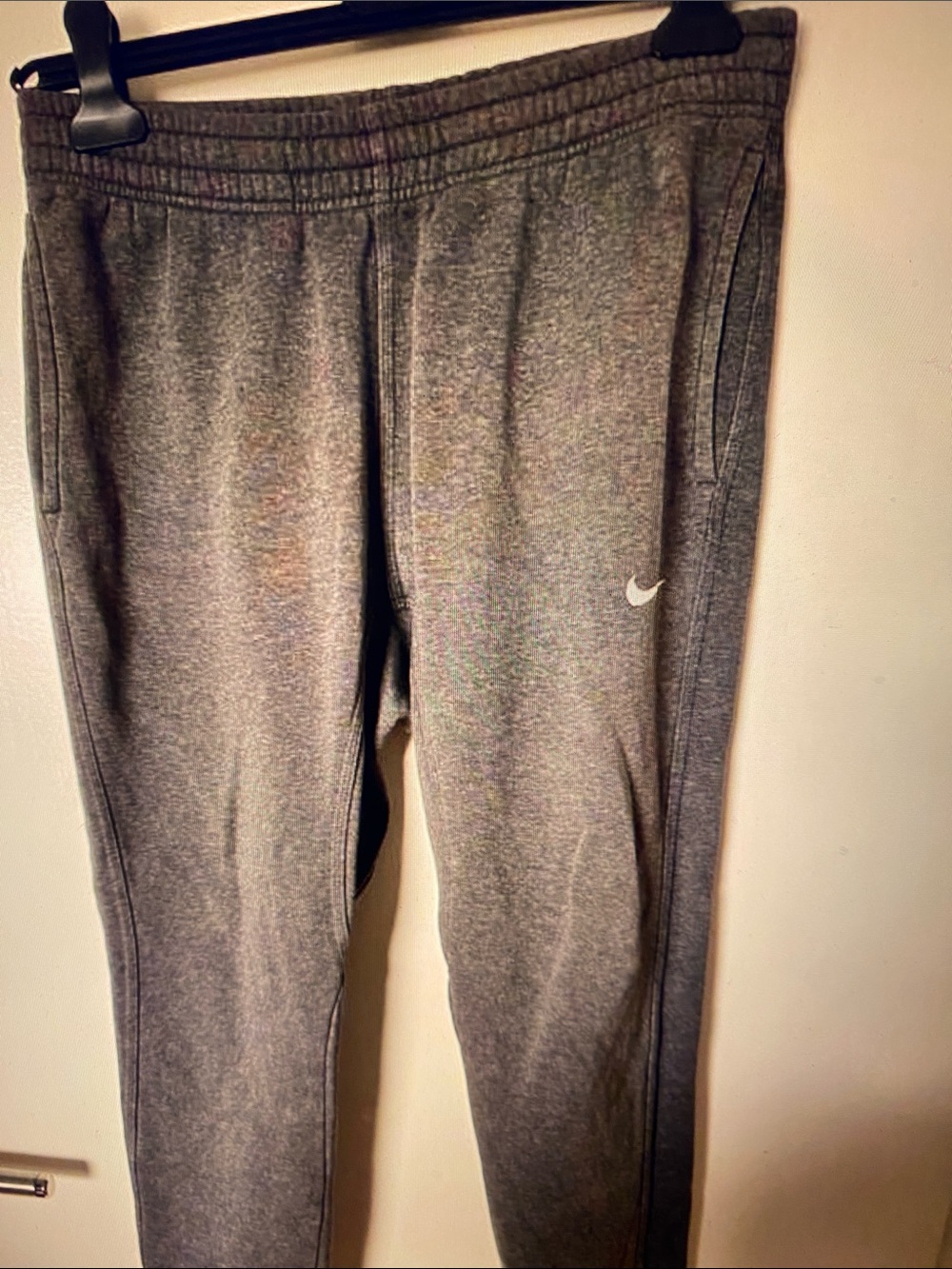 Nike Gray Kids Jogger Pants with Swoosh